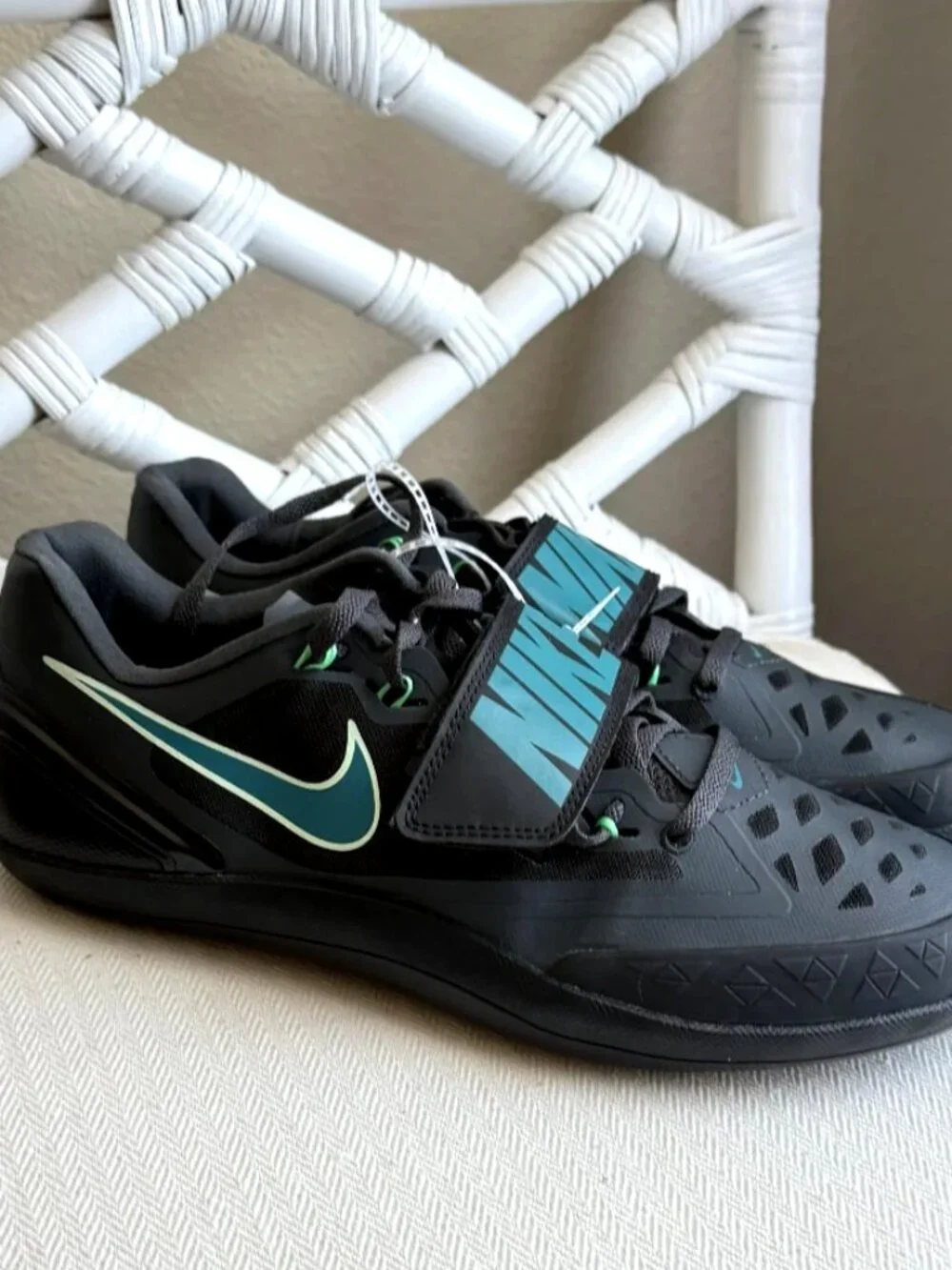 Nike Zoom Rotational 6 Track Field Throwing Shoes Men's Black Spruce FZ Sz 8.5